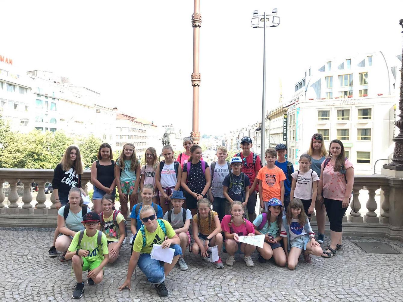 5. třída - školní výlet Praha - 3