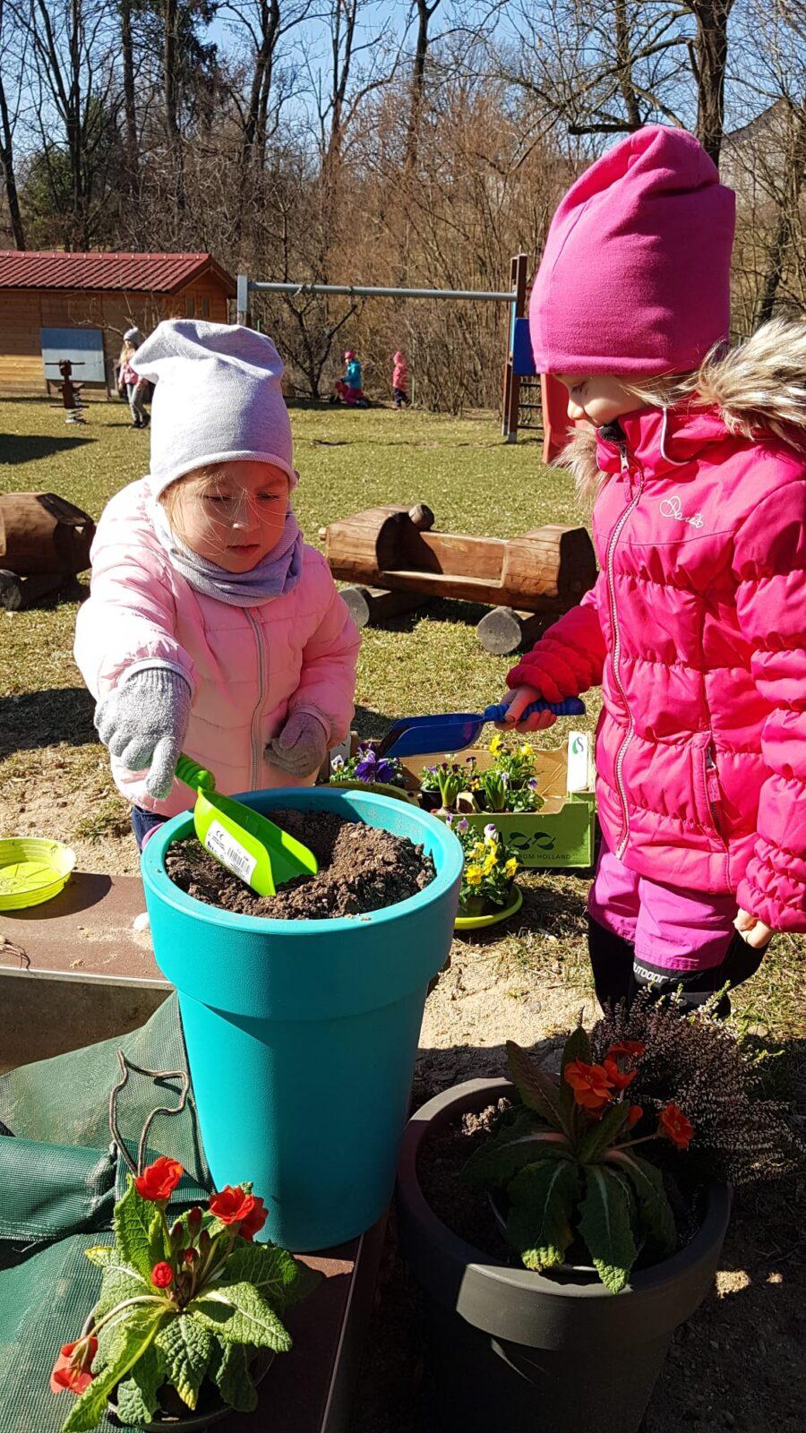 "Sázíme kytičky" :-) - 2