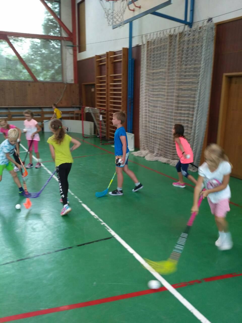 Ukázková hodina florbalu - 7