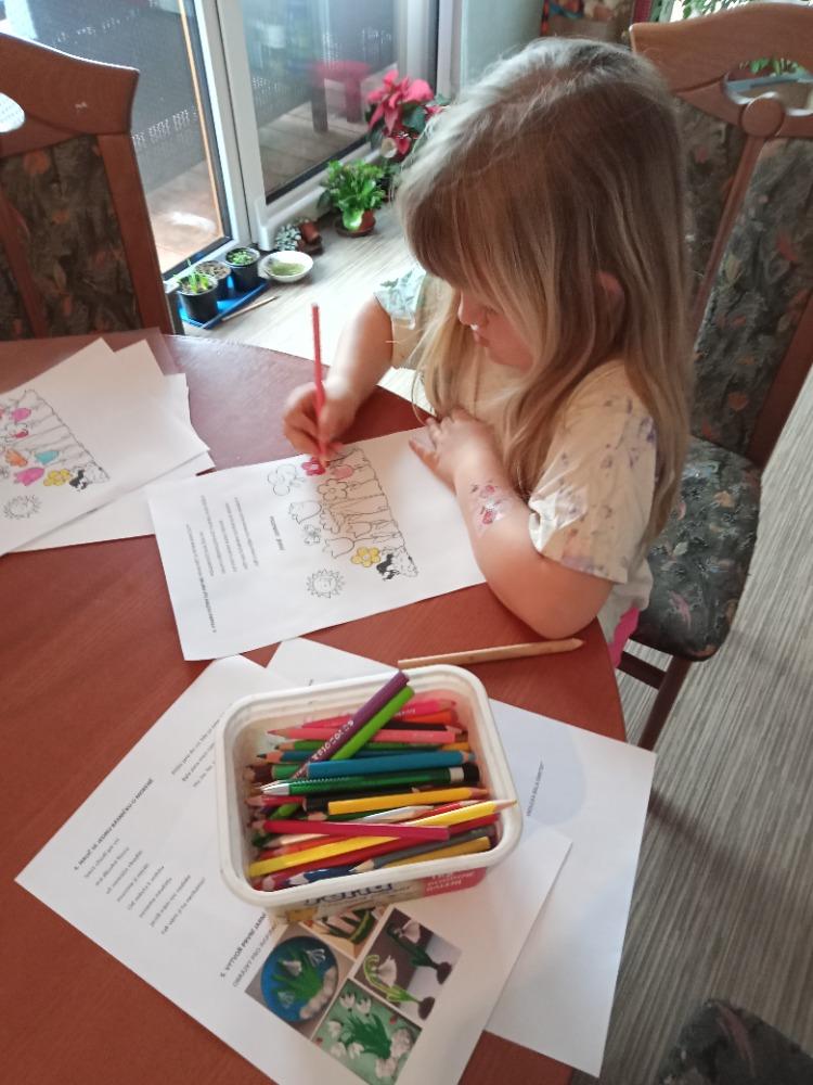 Distanční výuka v MŠ Kamarád (Jaro přišlo do vsi - předškoláci) :-) - 16