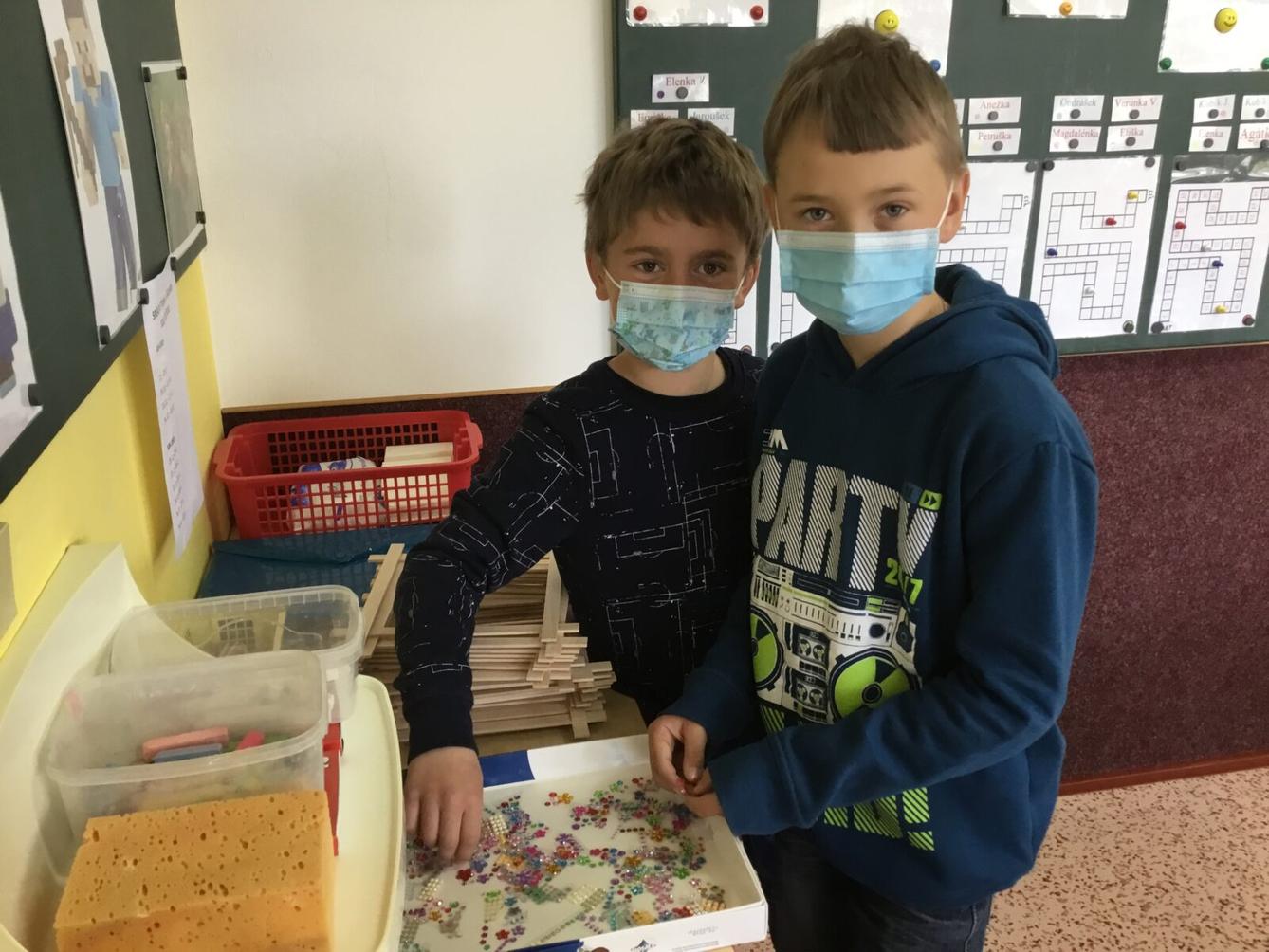 Skupinové aktivity a tandemové tvoření ve třetí třídě 7. 5. - 15