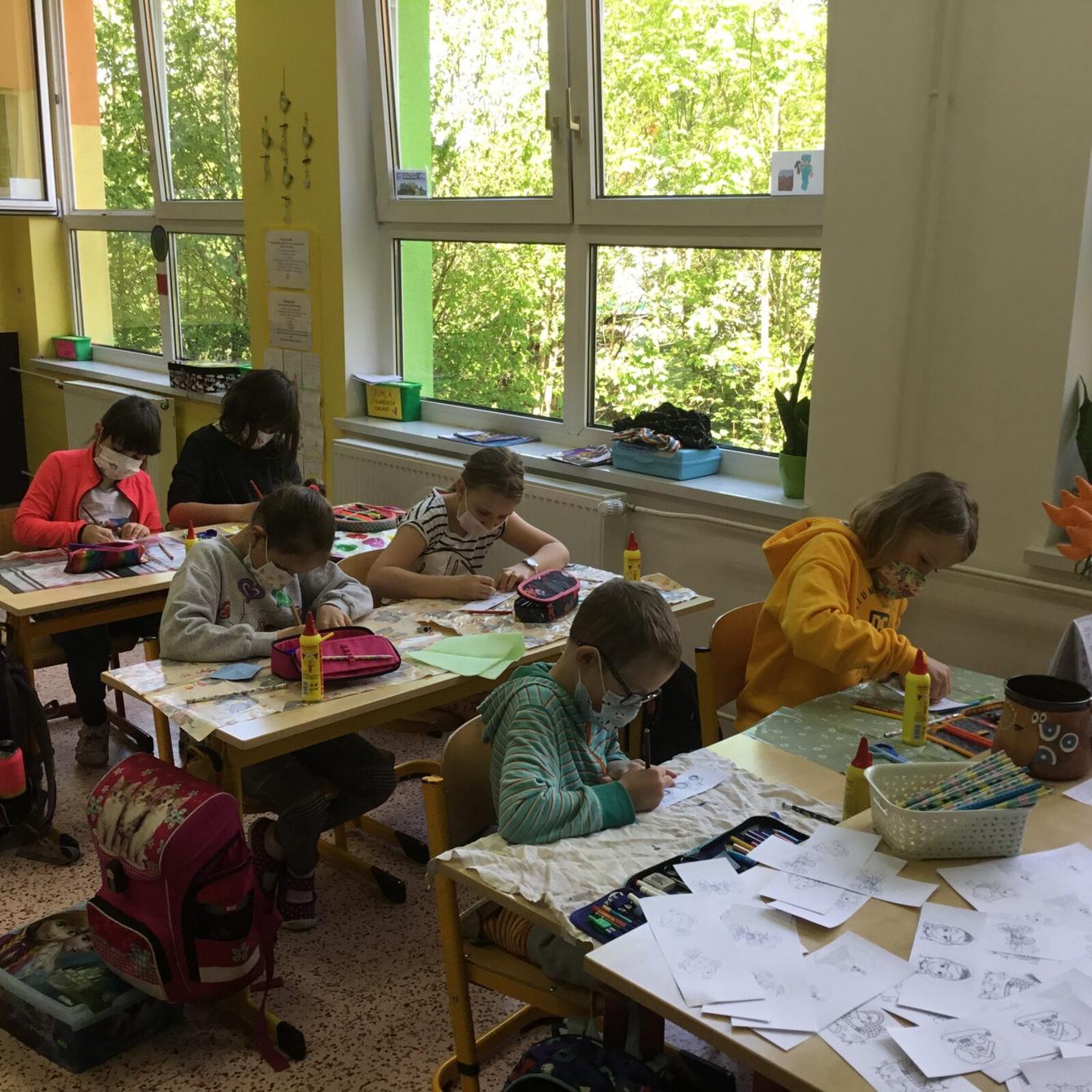 Poslední tandemové tvoření ve třetí třídě 21. 5. - 1