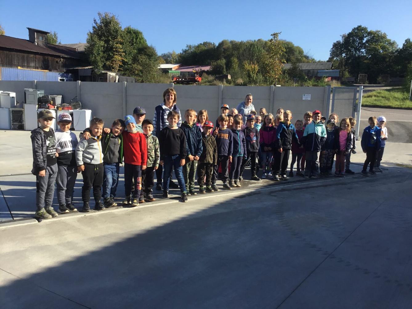 Exkurze žáků 1. stupně ve sběrném dvoře - 1