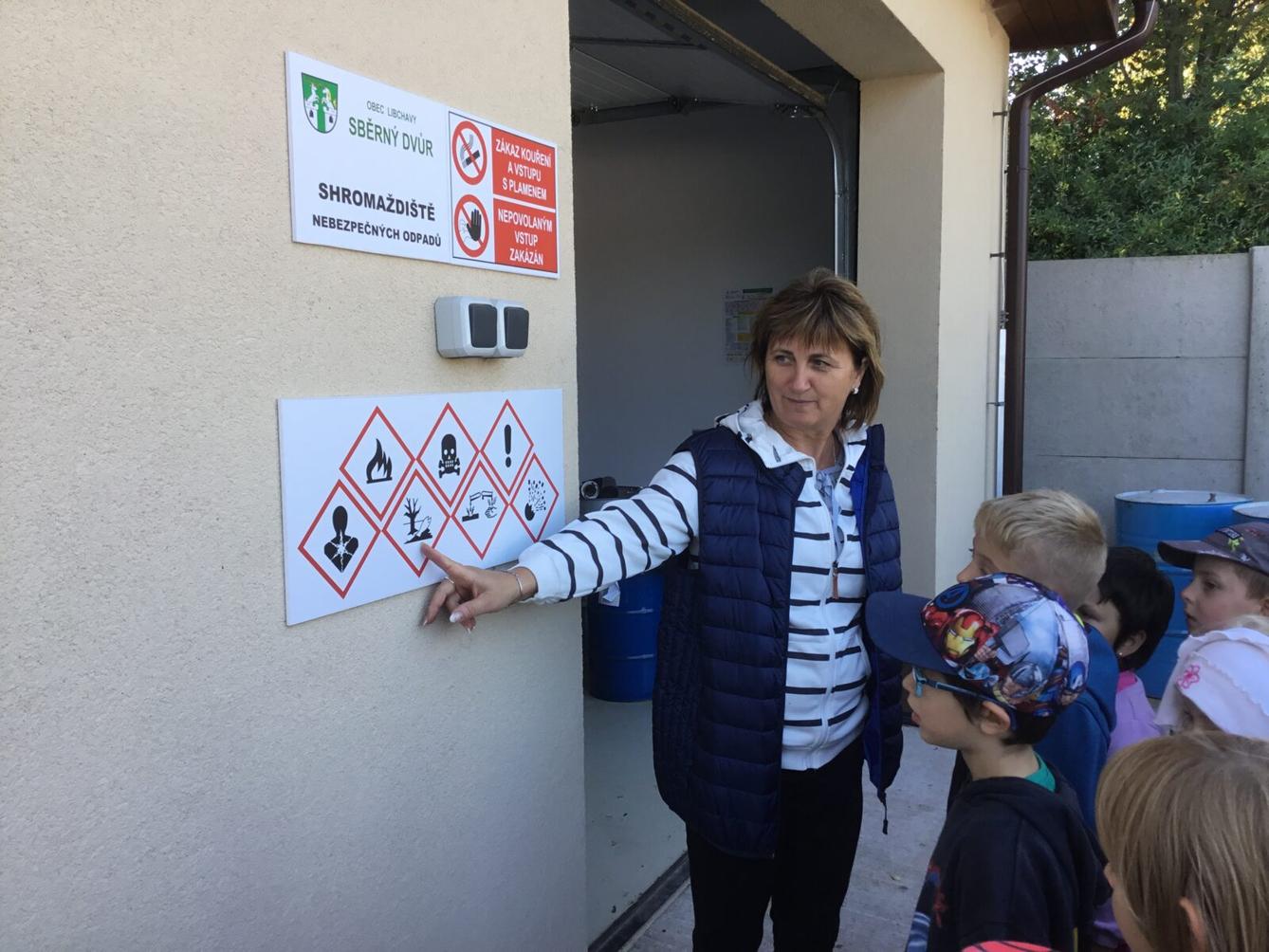 Exkurze žáků 1. stupně ve sběrném dvoře - 7