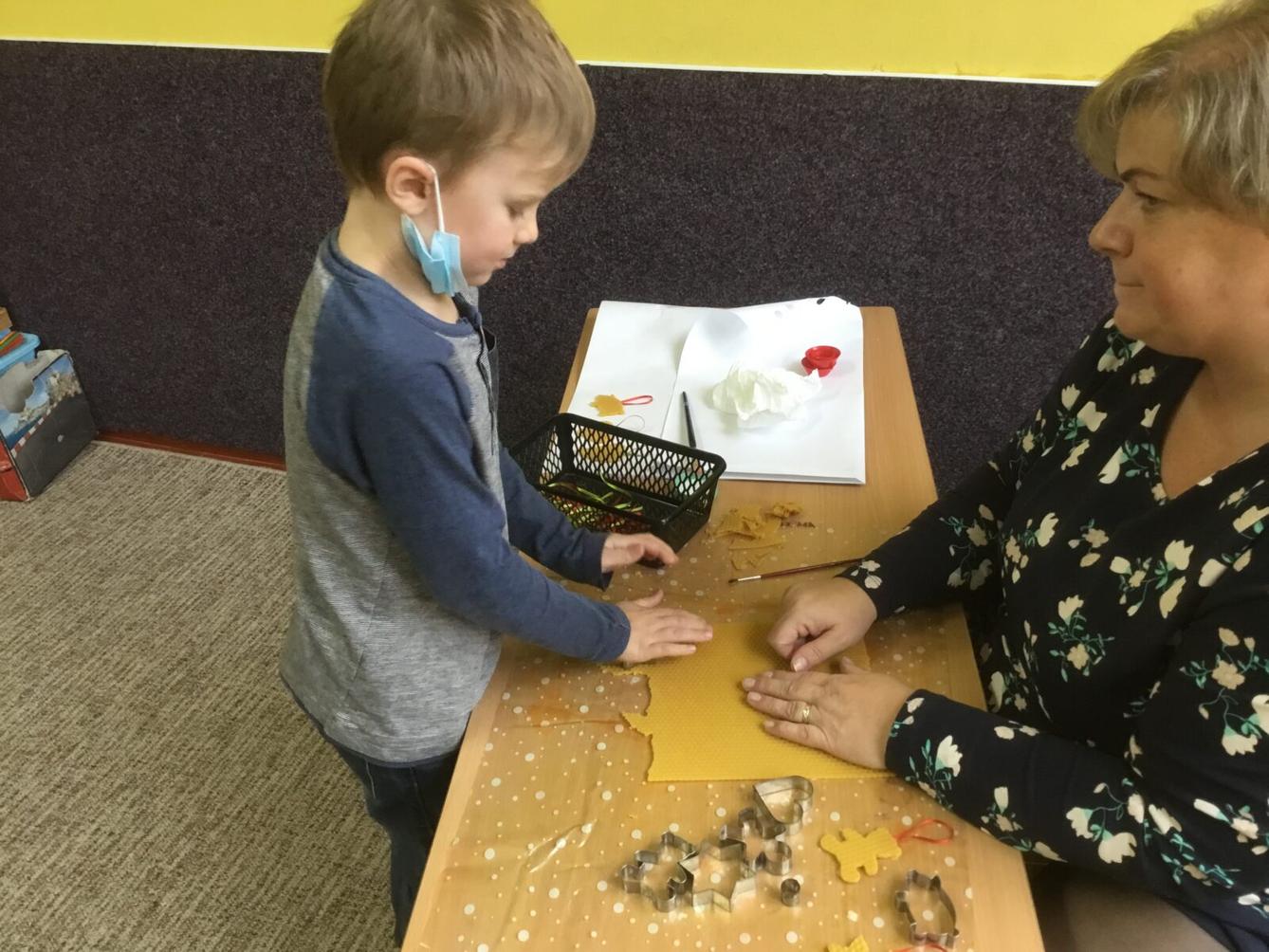 Tvoření na vánoční jarmark v 1. třídě - 3