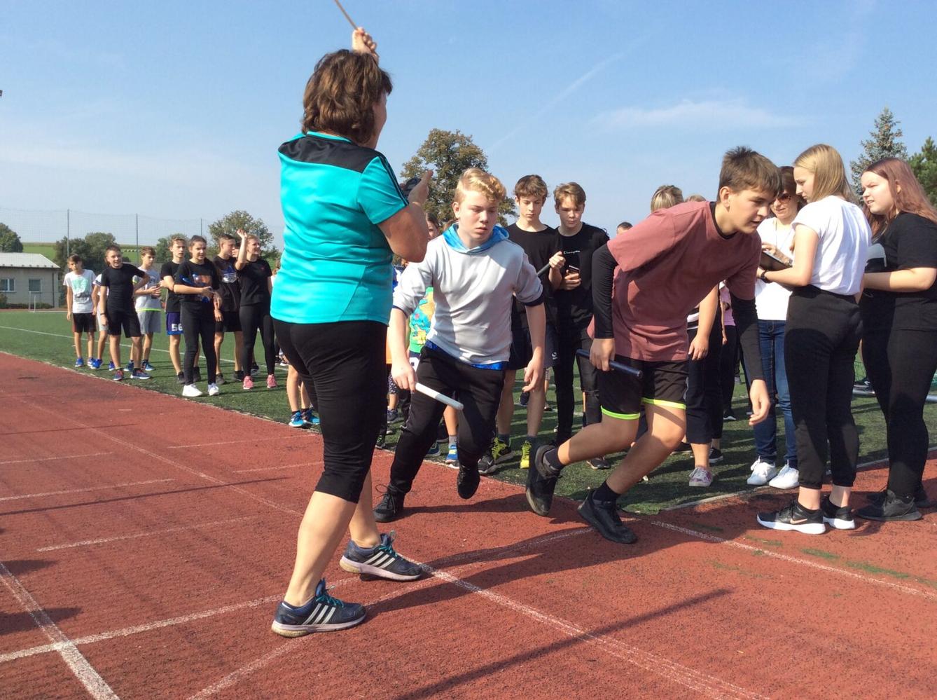 Štafetové běhy E. Zátopka na II. stupni - 10