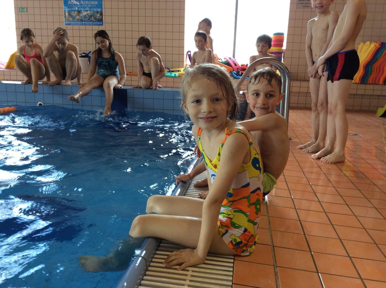 2.A a 2.B zdraví z plavání - 1