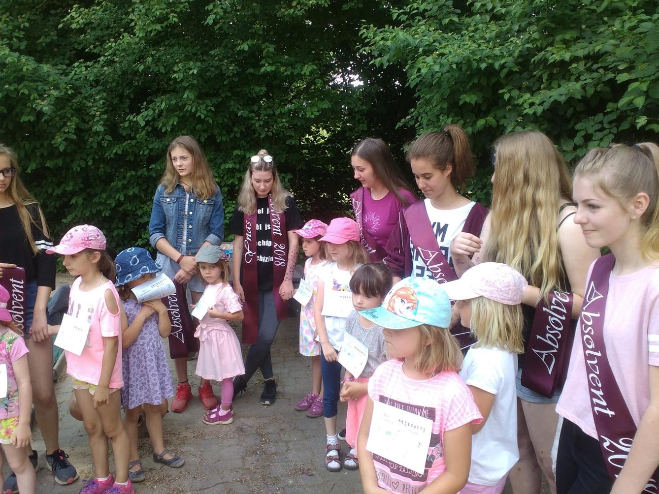 Návštěva předškoláků u deváťáků ve škole - 49