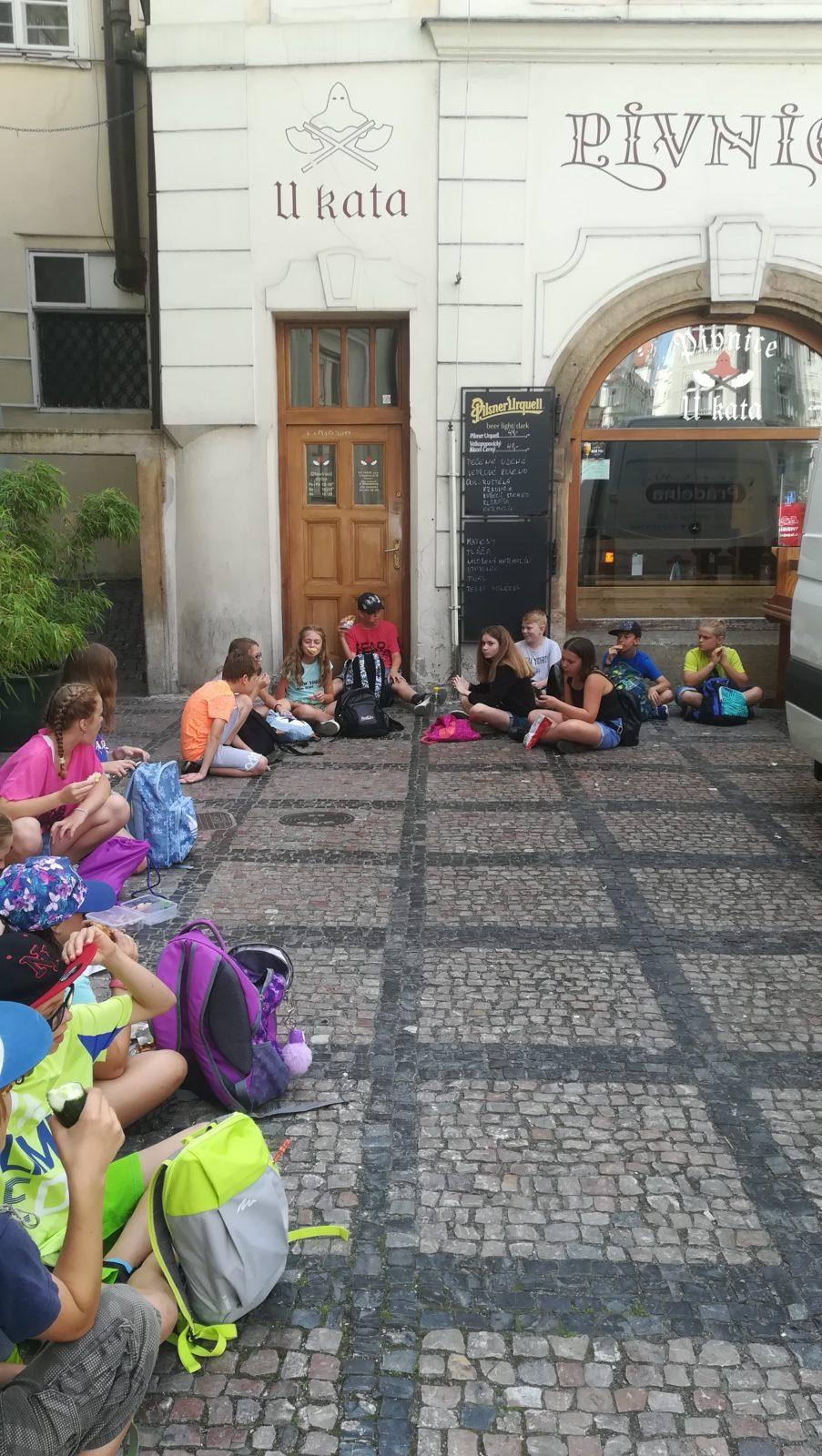 5. třída - školní výlet Praha - 9