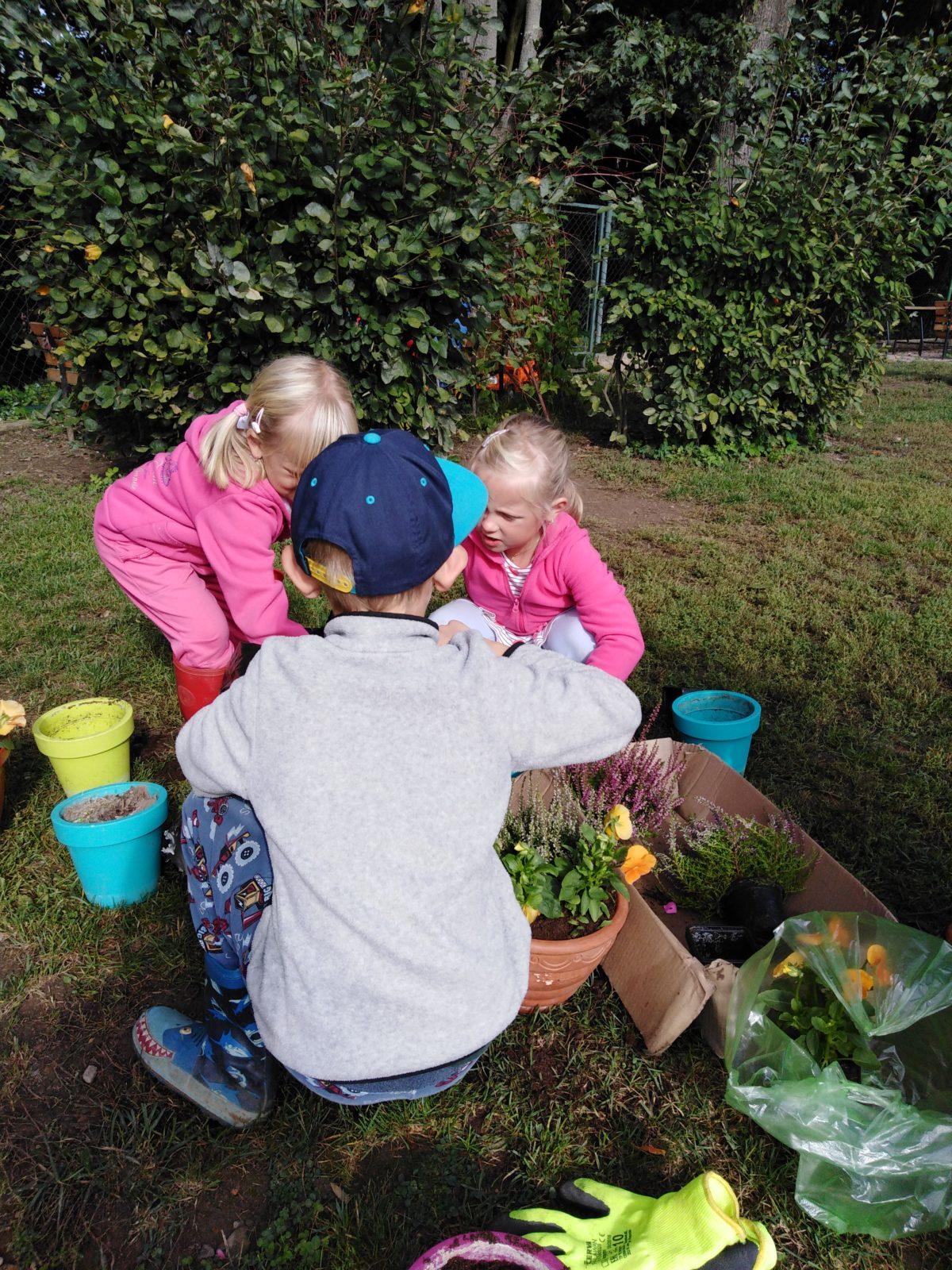 Podzimní květinová výzdoba MŠ - 5