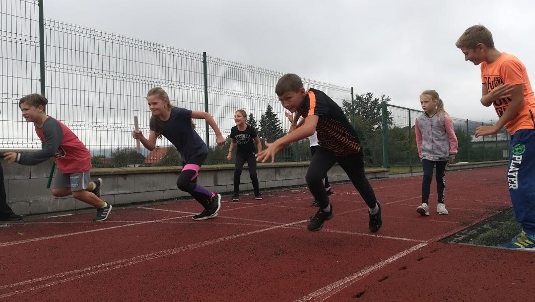 Štafetové běhy E. Zátopka na I. stupni - 1