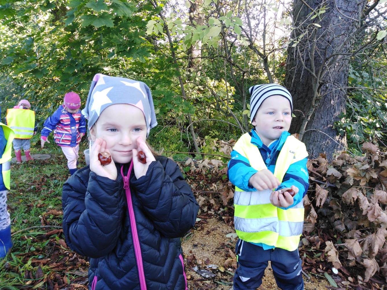 Broučci: "sbíráme kaštánky" - 1