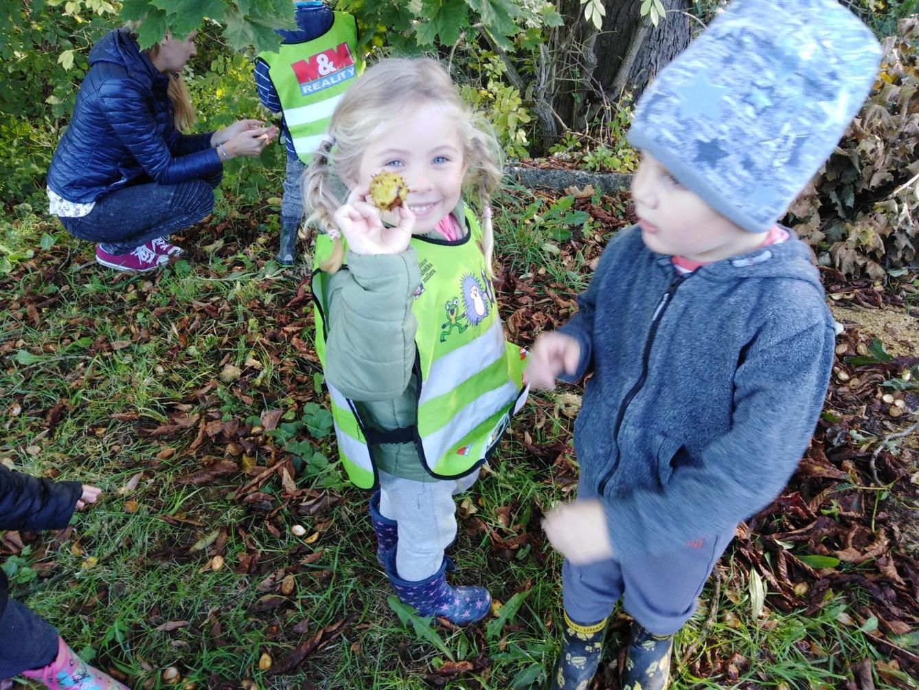 Broučci: "sbíráme kaštánky" - 5