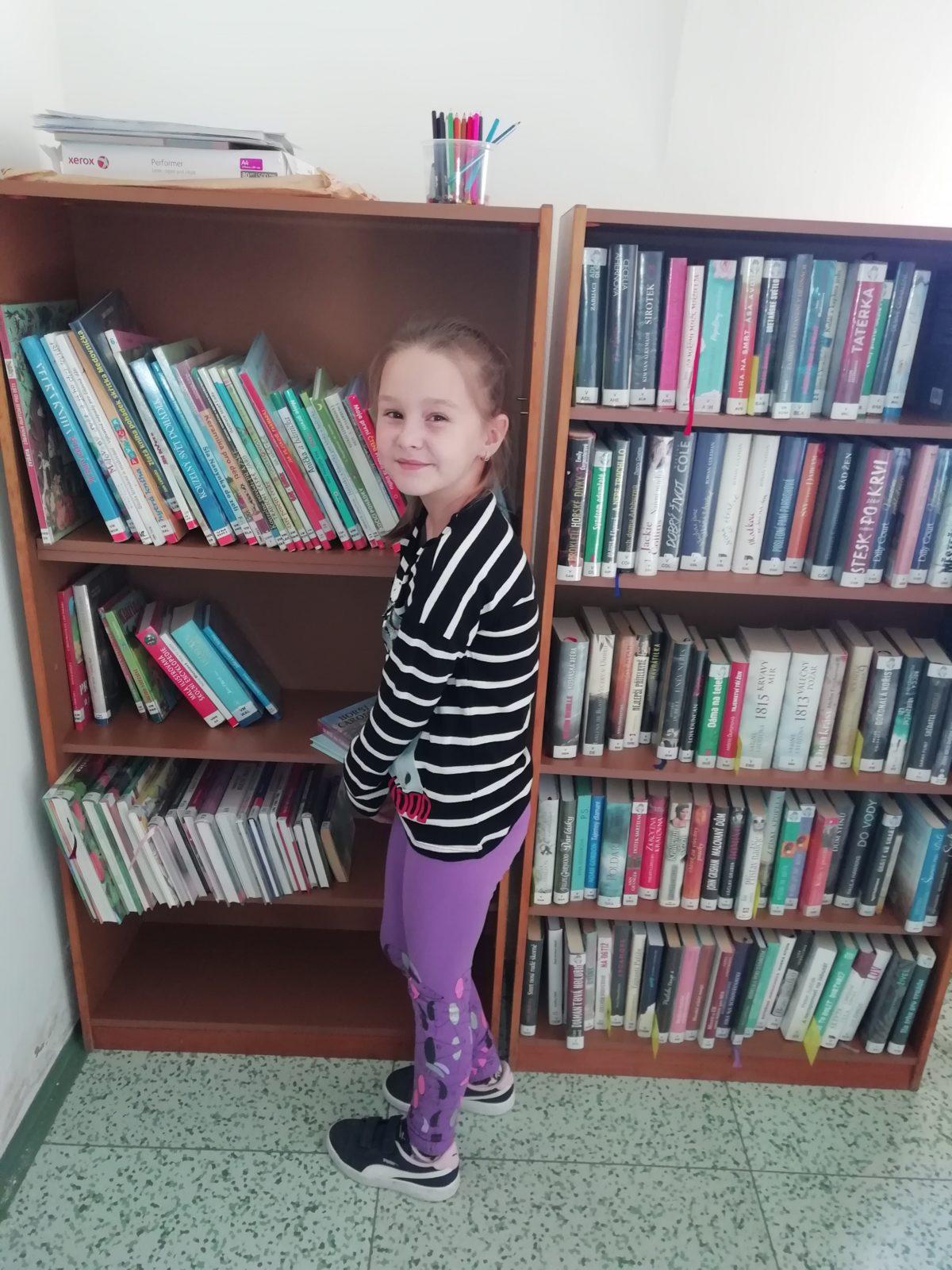 Prvňáčci v Obecní knihovně v Libchavách - 6