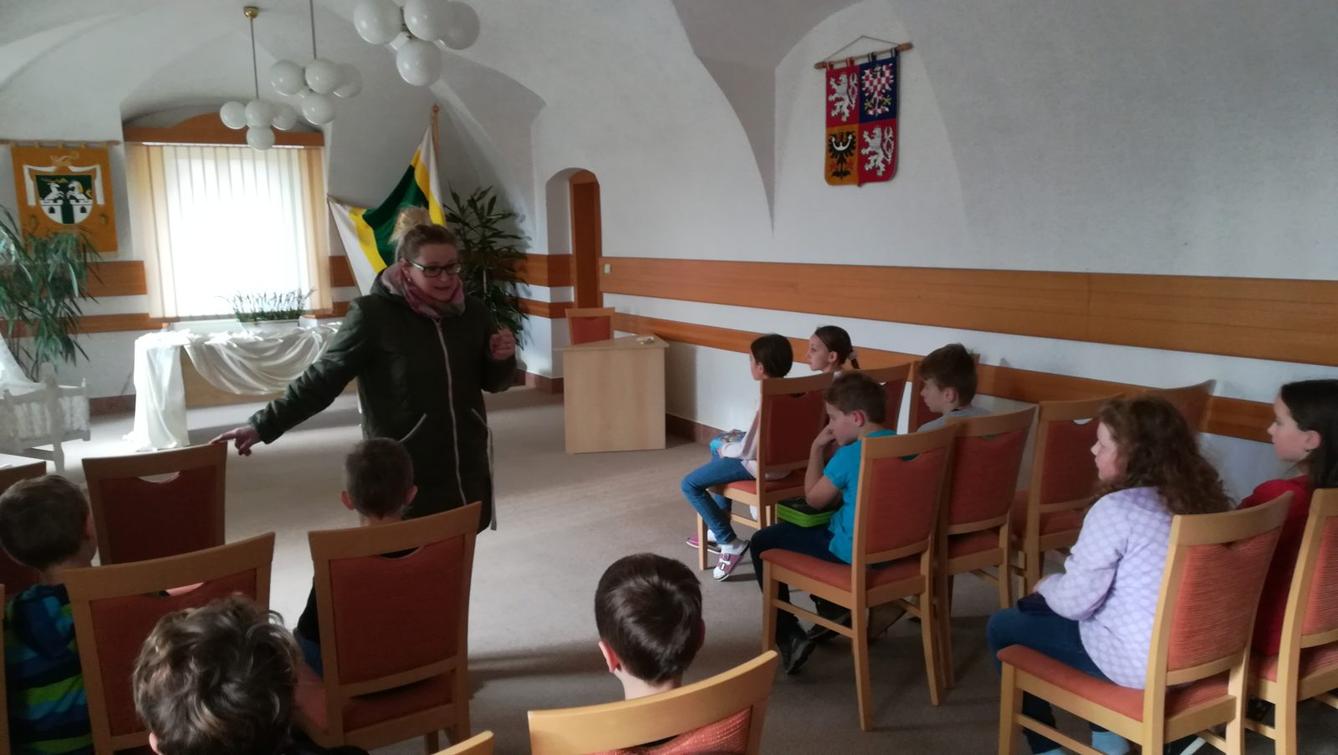 Návštěva místní knihovny - 4.B - 2