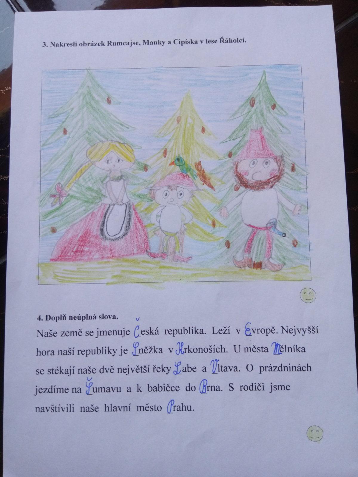 Domácí  učení třeťáčků 8. 4. - 9