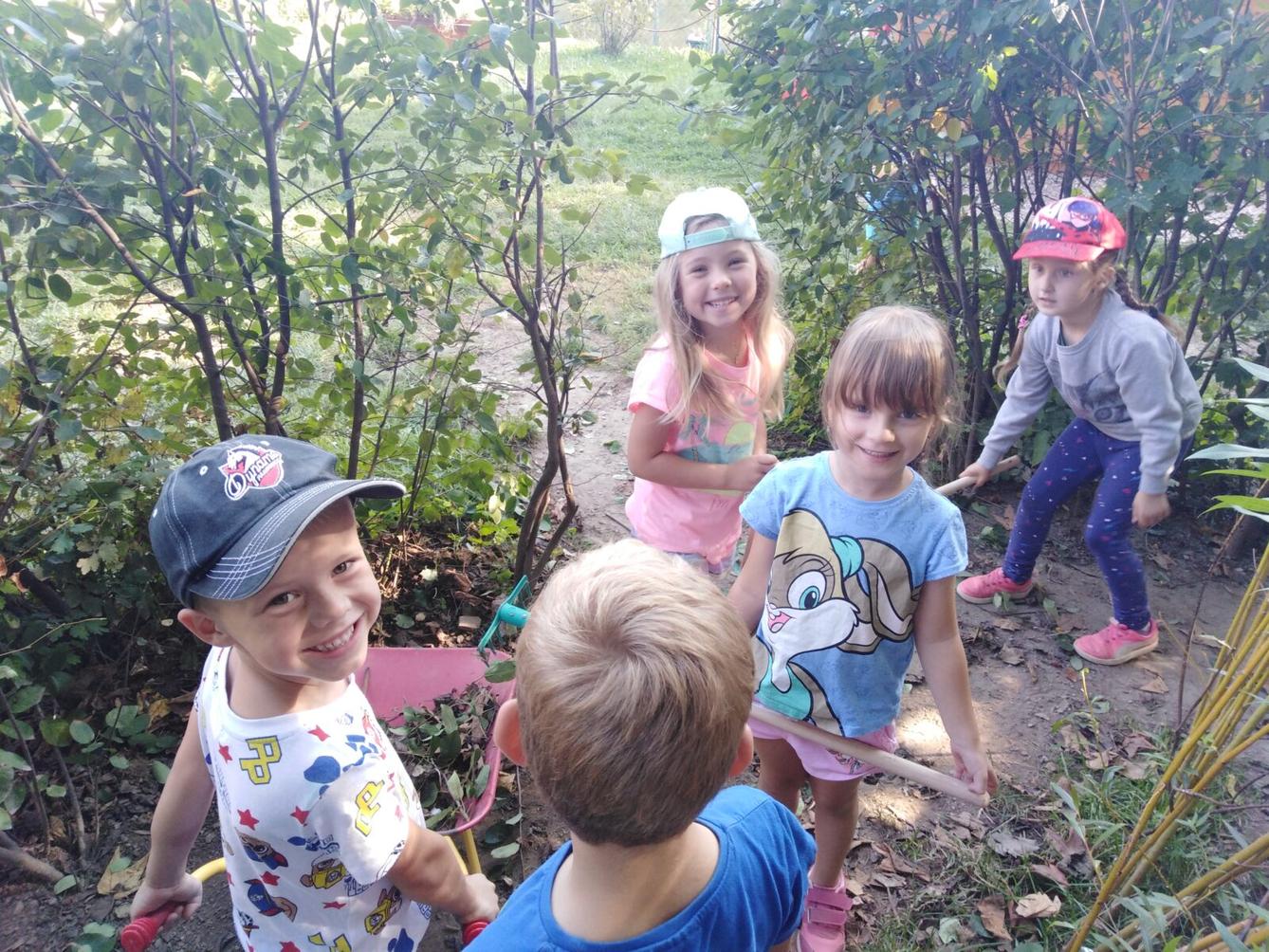 Odpolední práce za zahradě - 2