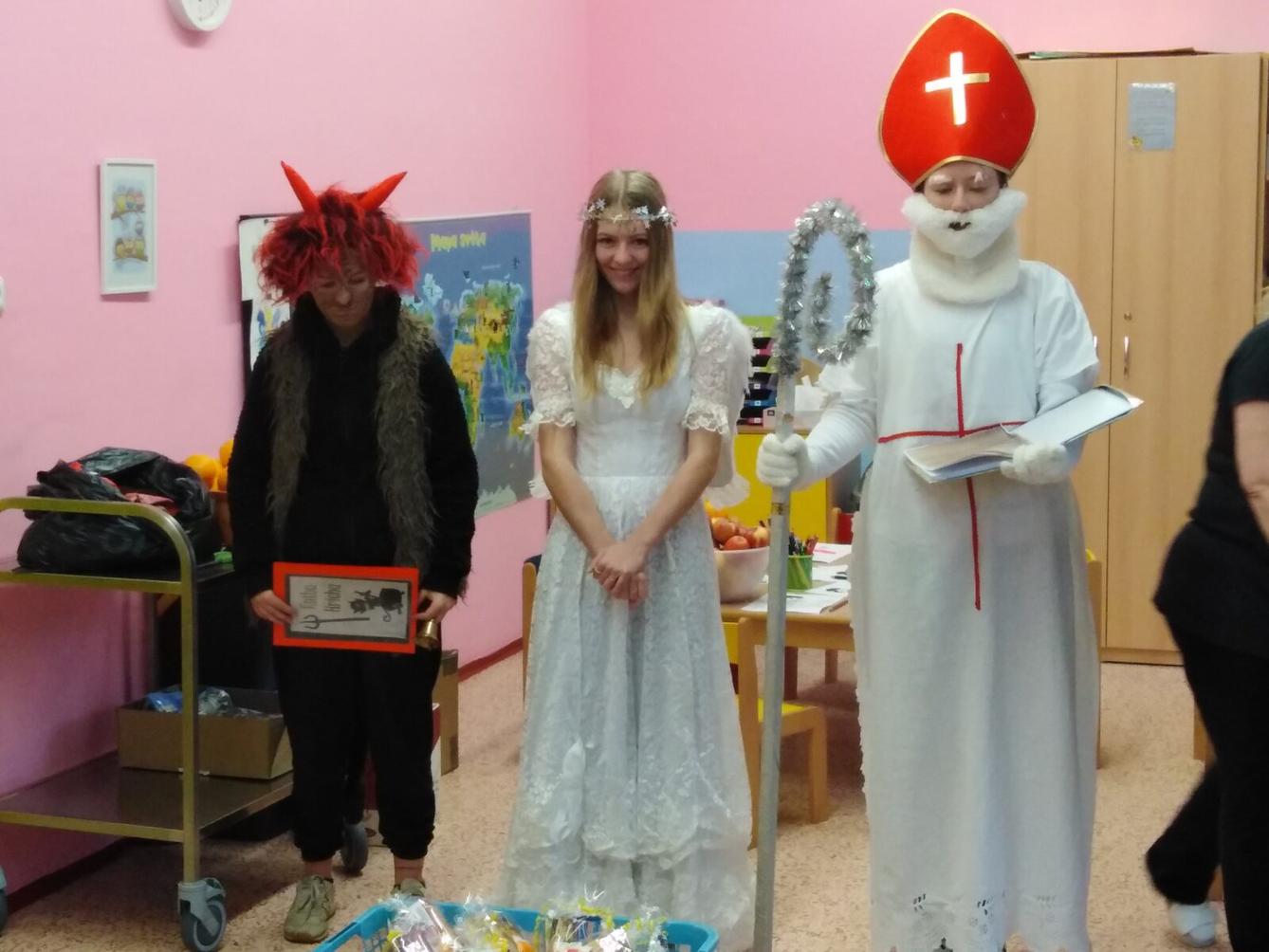 Návštěva ČERTA, MIKULÁŠE A ANDÍLKA v MŠ - 42