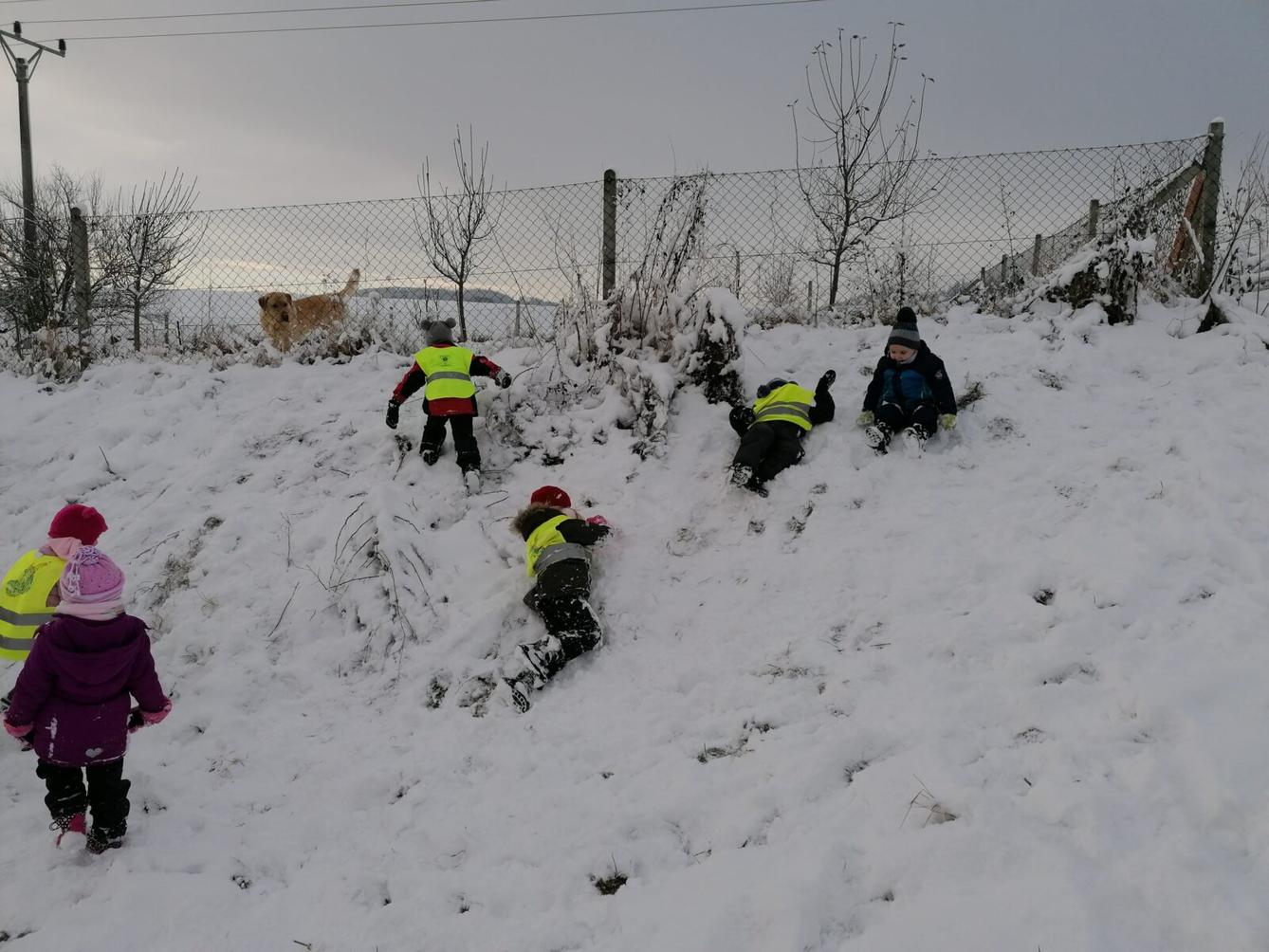 Konečně sníh!! užíváme si ho ze všech sil:-) - 37