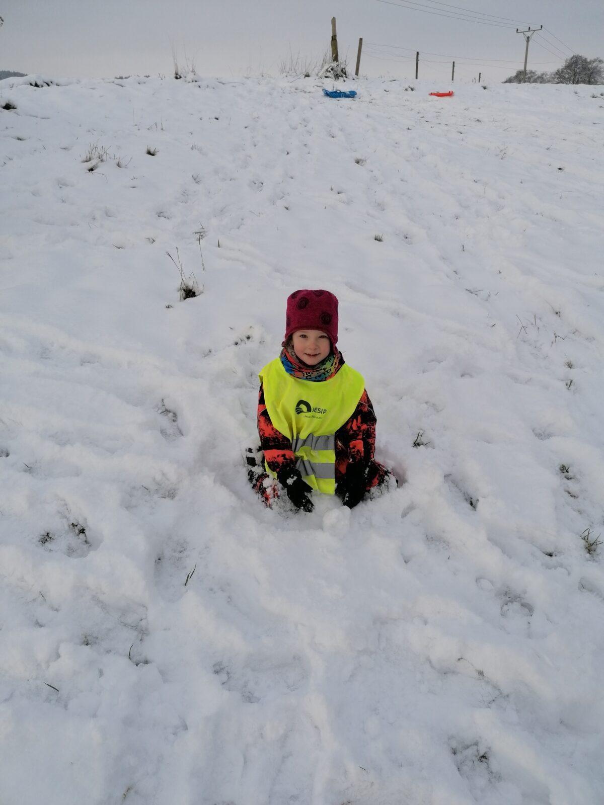 Konečně sníh!! užíváme si ho ze všech sil:-) - 38