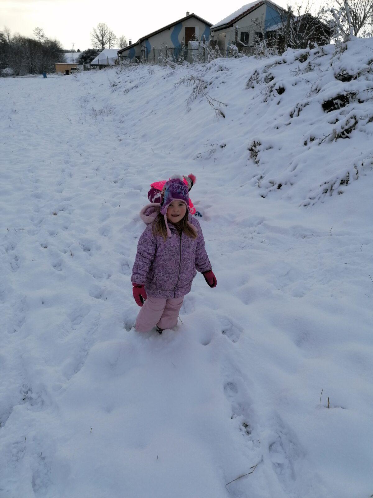 Konečně sníh!! užíváme si ho ze všech sil:-) - 42