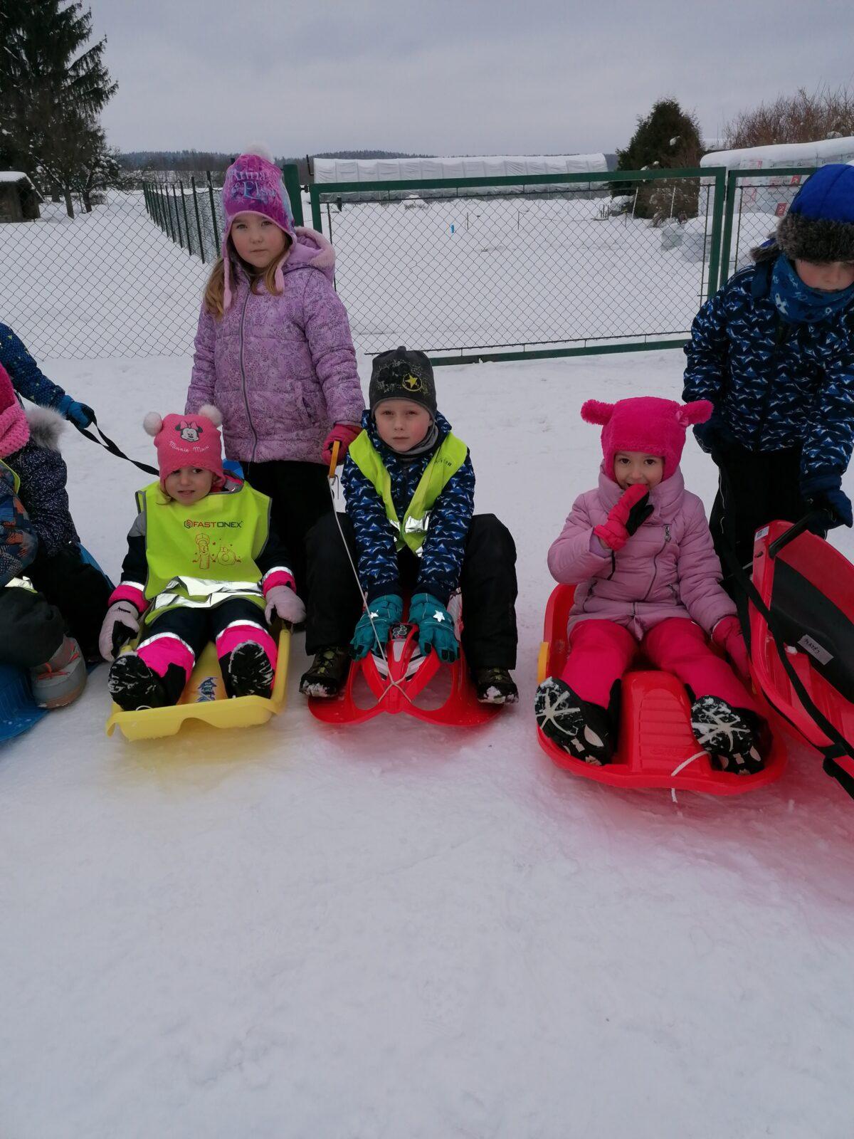 ZIMNÍ OLYMPIJSKÉ HRY V MŠ  III. (závody "bobů" a "spřežení" :-)) - 29