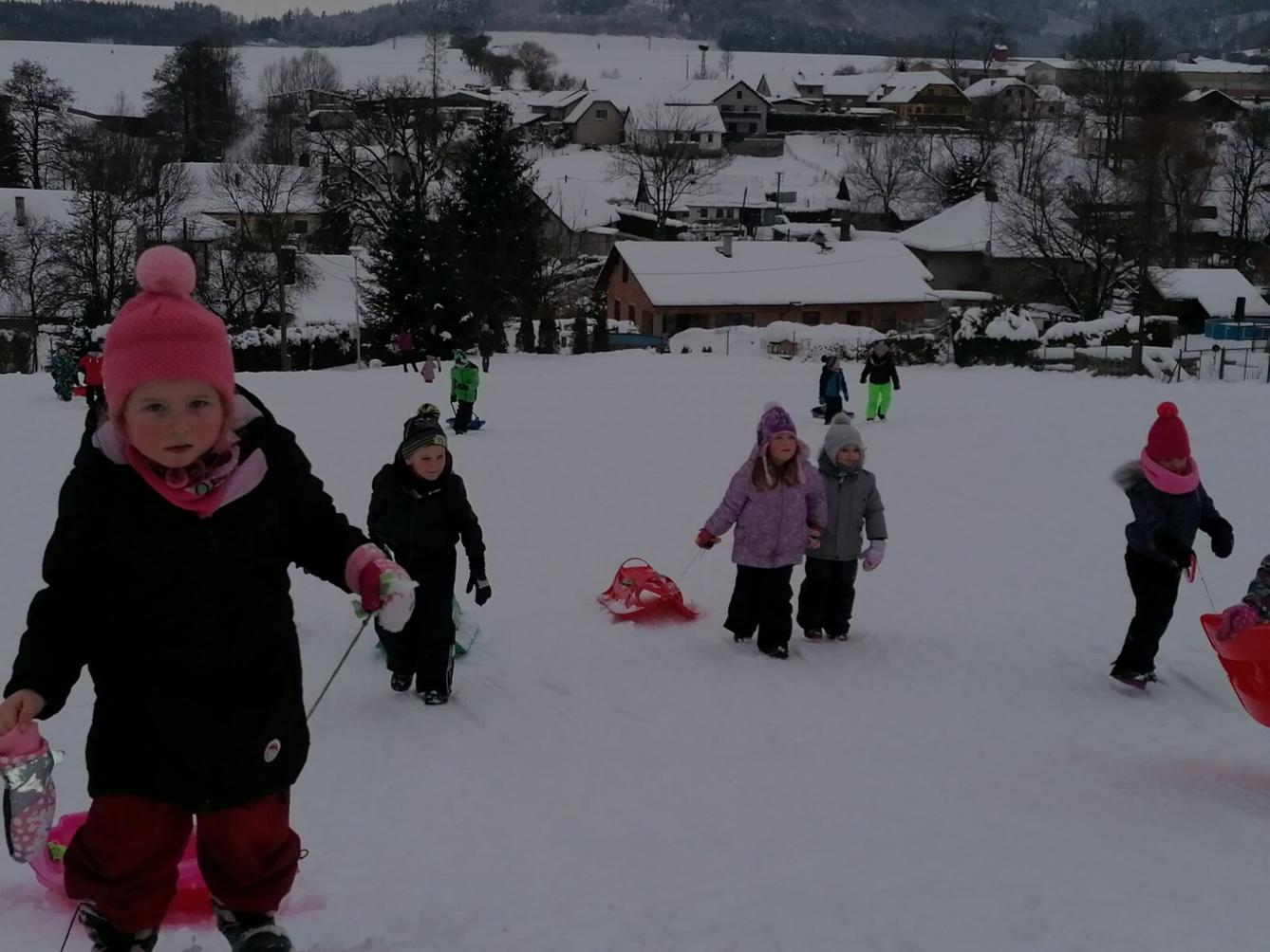 ZIMNÍ OLYMPIJSKÉ HRY V MŠ III. (závody "bobů" a "spřežení" :-)) - 43
