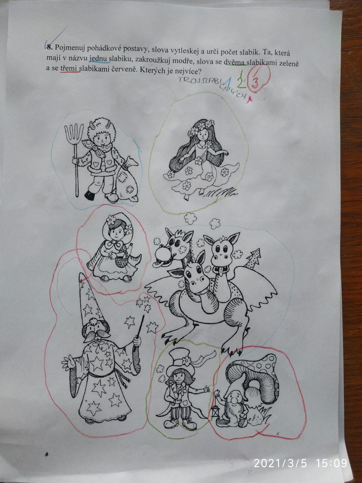 Distanční výuka v MŠ Kamarád (Z pohádky do pohádky:-)) - 25