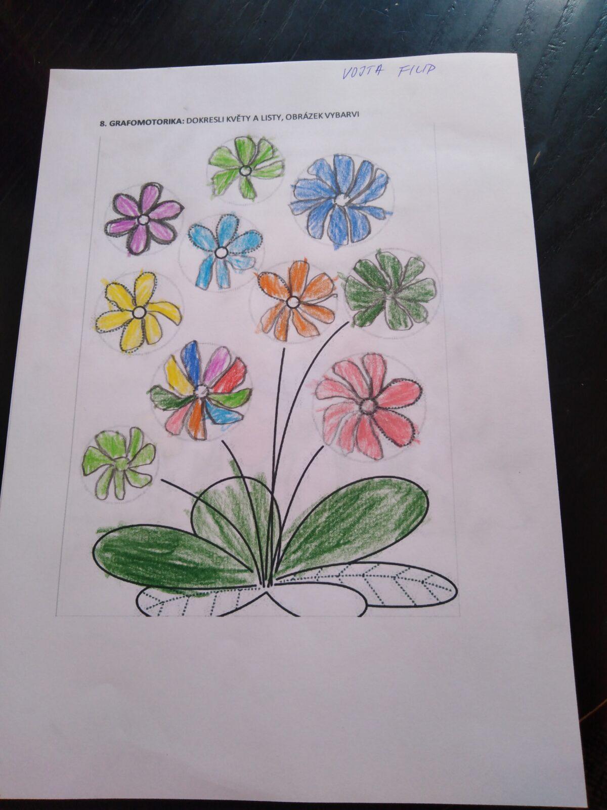 Distanční výuka v MŠ Kamarád (Jaro přišlo do vsi - předškoláci) :-) - 26