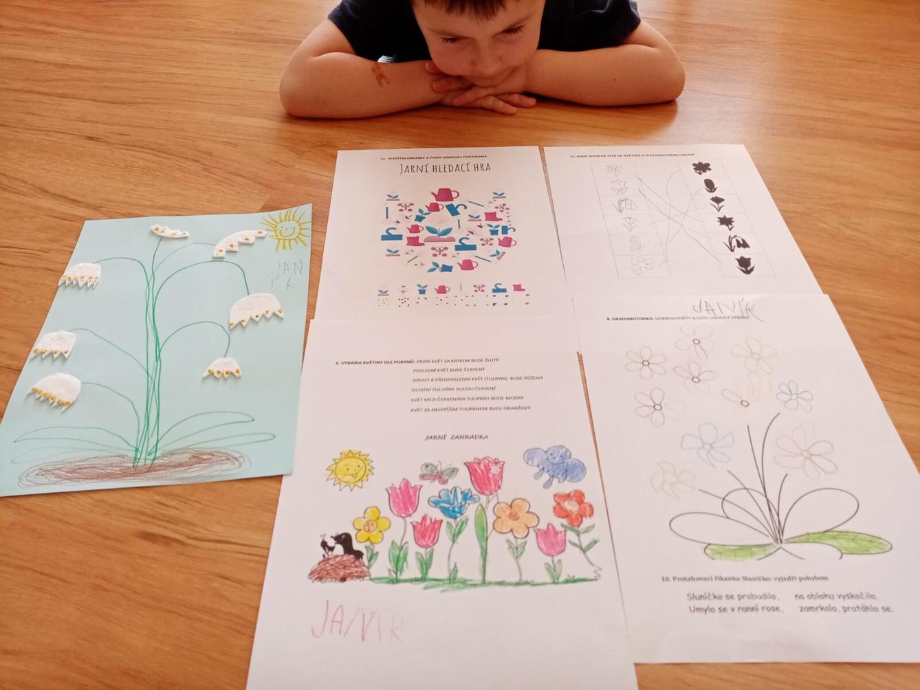 Distanční výuka v MŠ Kamarád (Přišlo jaro do vsi) - mladší děti :-) - 9
