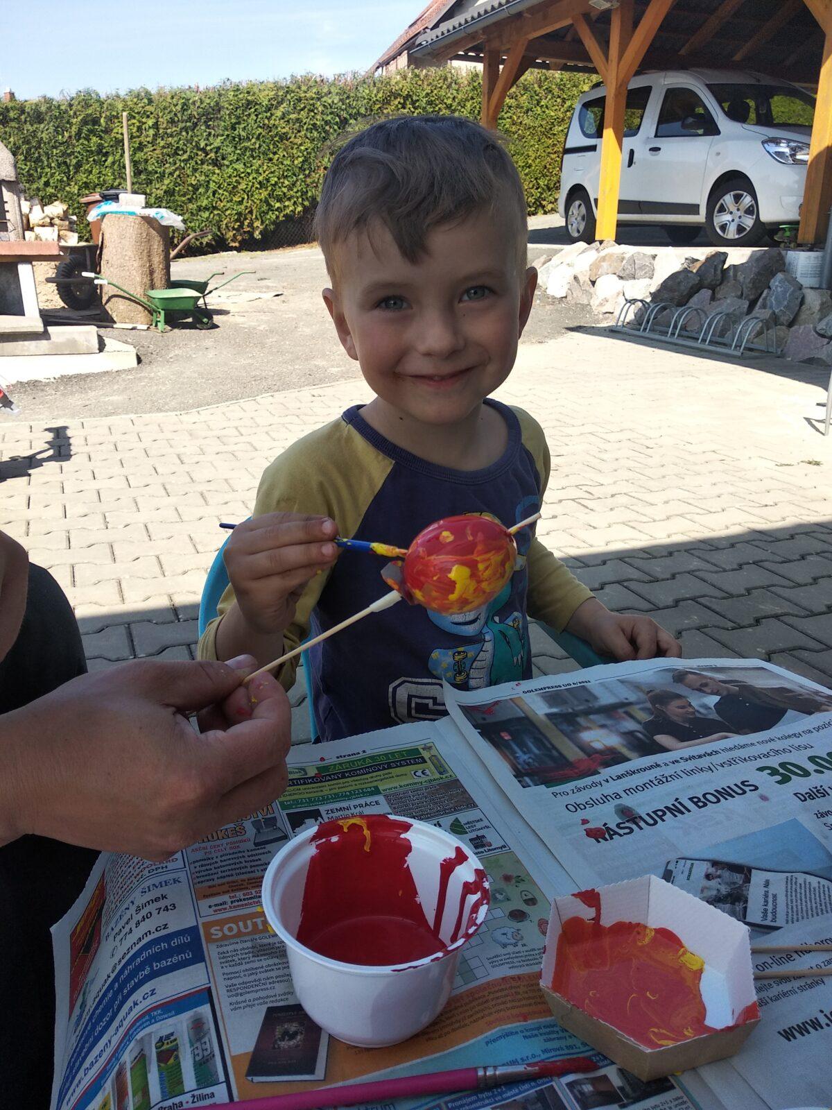 Distanční výuka v MŠ Kamarád - "Malované vajíčko" - mladší děti - 18