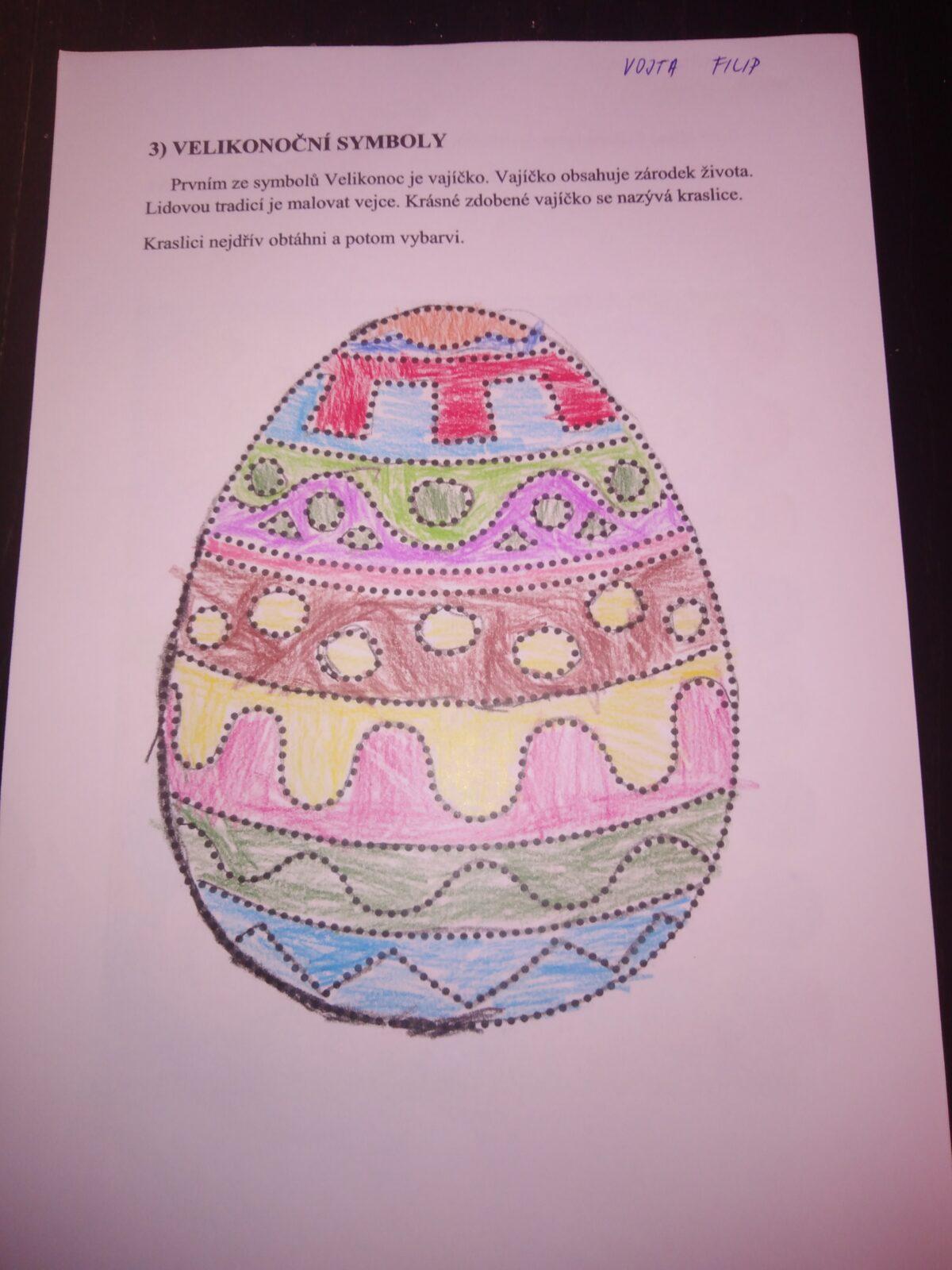 Distanční výuka MŠ kamarád - "MALOVANÉ VAJÍČKO" - předškoláci - 15