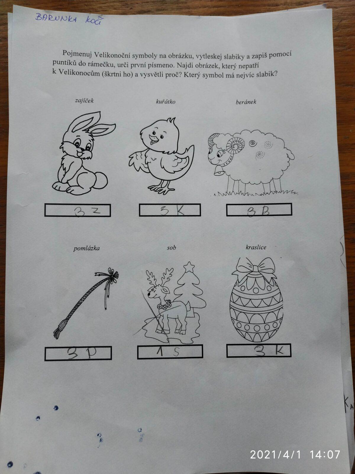 Distanční výuka MŠ kamarád - "MALOVANÉ VAJÍČKO" - předškoláci - 17