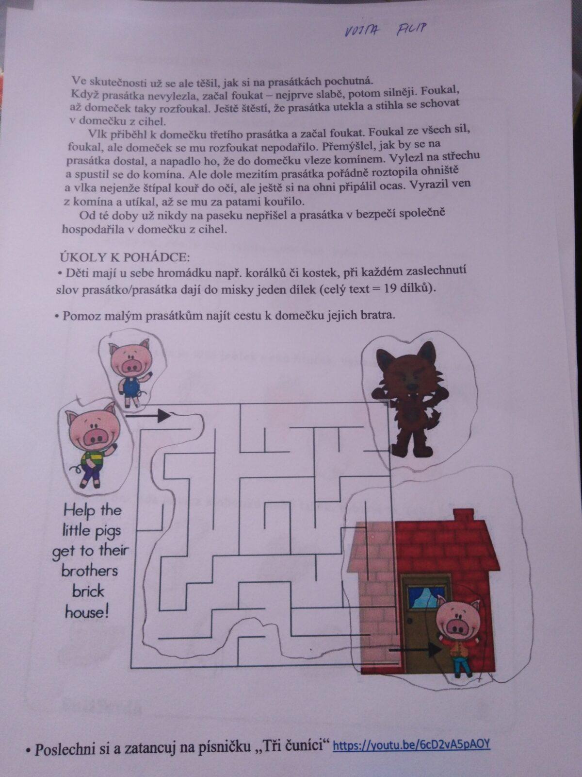 Distanční výuka v MŠ Kamarád ("Těšíme se k zápisu") :-) - 8