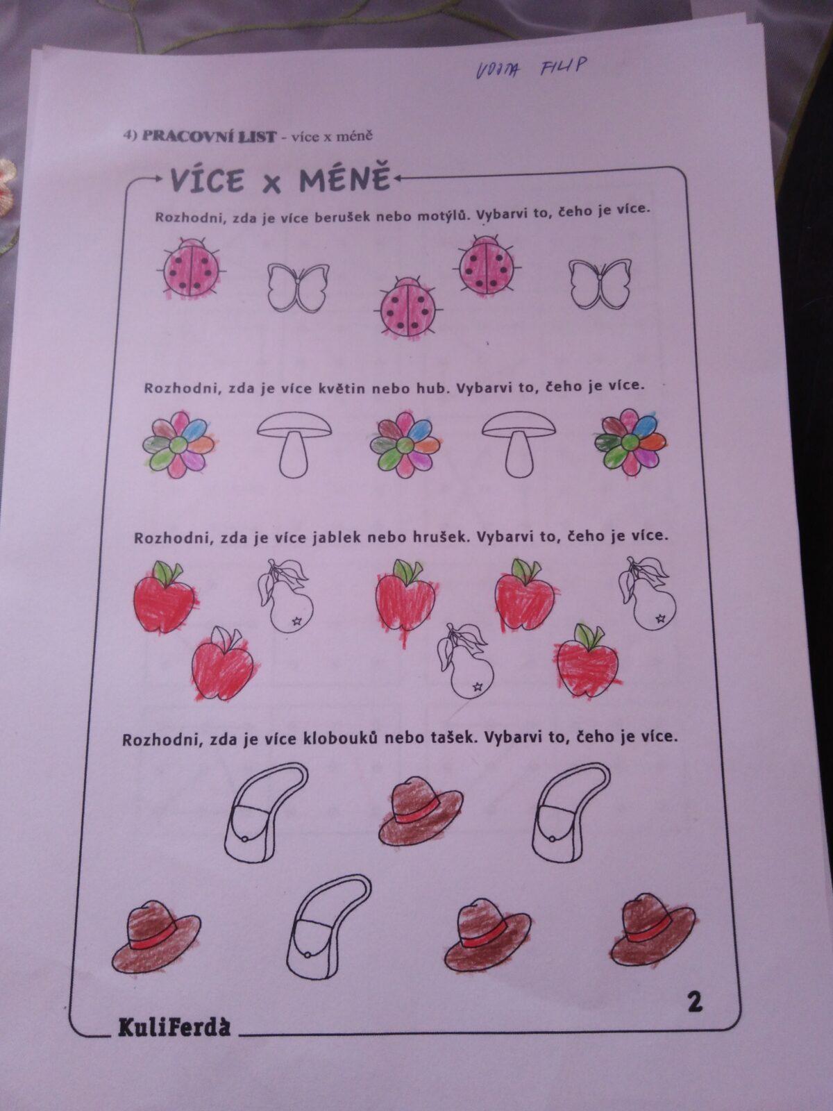 Distanční výuka v MŠ Kamarád ("Těšíme se k zápisu") :-) - 9