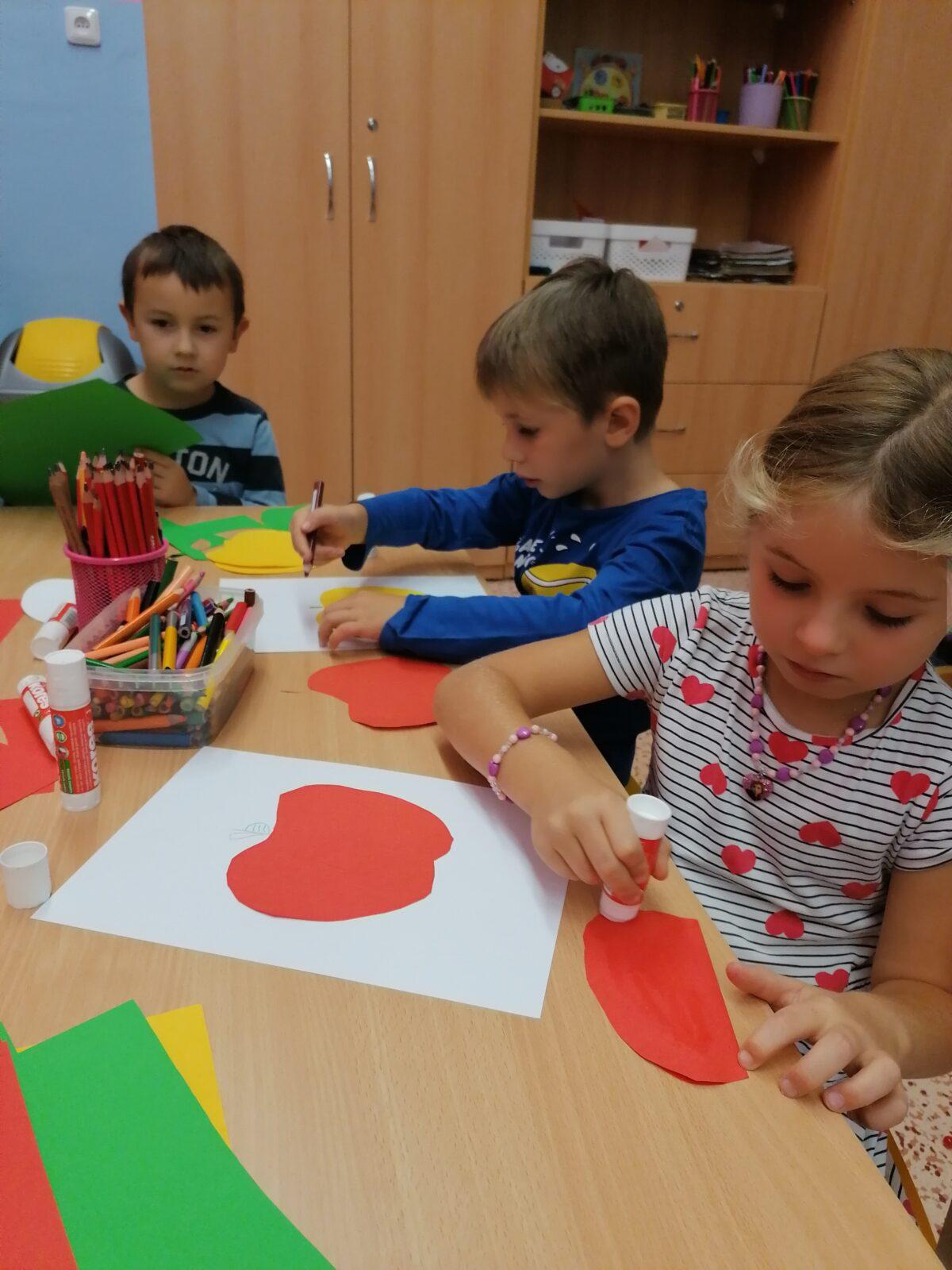 Tvořeníčko, tvoření: Sovičky: "jablíčko" - 6