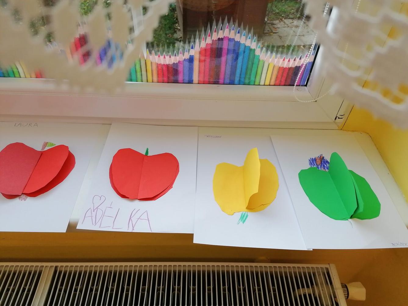 Tvořeníčko, tvoření: Sovičky: "jablíčko" - 17