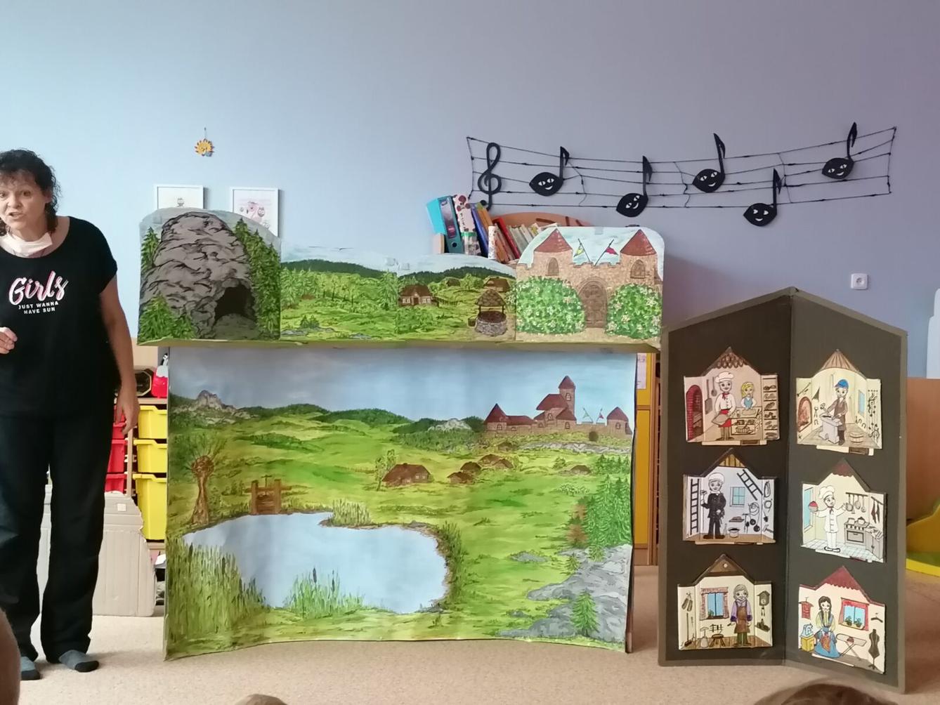 Divadýlko v MŠ: "Jak se Honza stal rytířem" :-) - 21