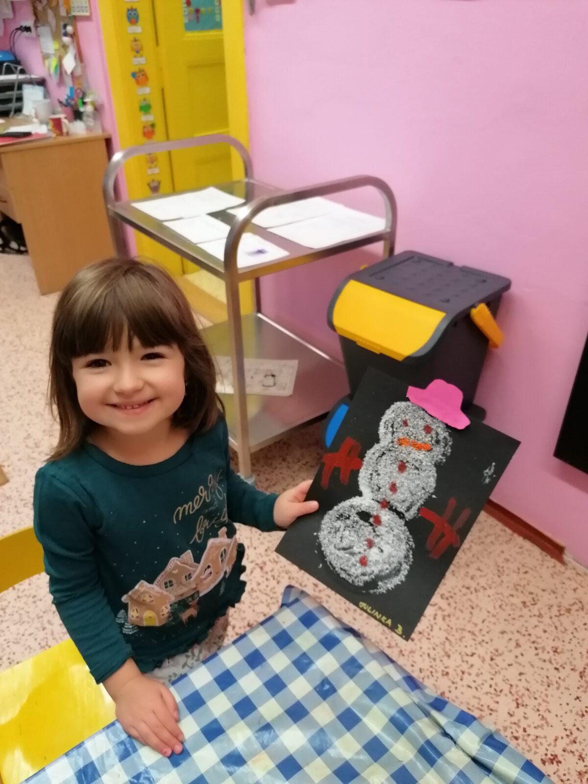 Tvořeníčko, tvoření: "Sněhulák", voňavý sněhulák :-) - 24