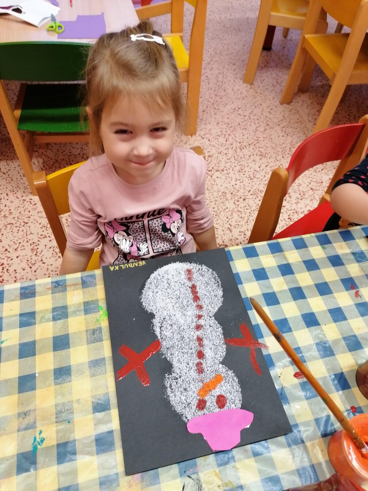 Tvořeníčko, tvoření: "Sněhulák", voňavý sněhulák :-) - 28