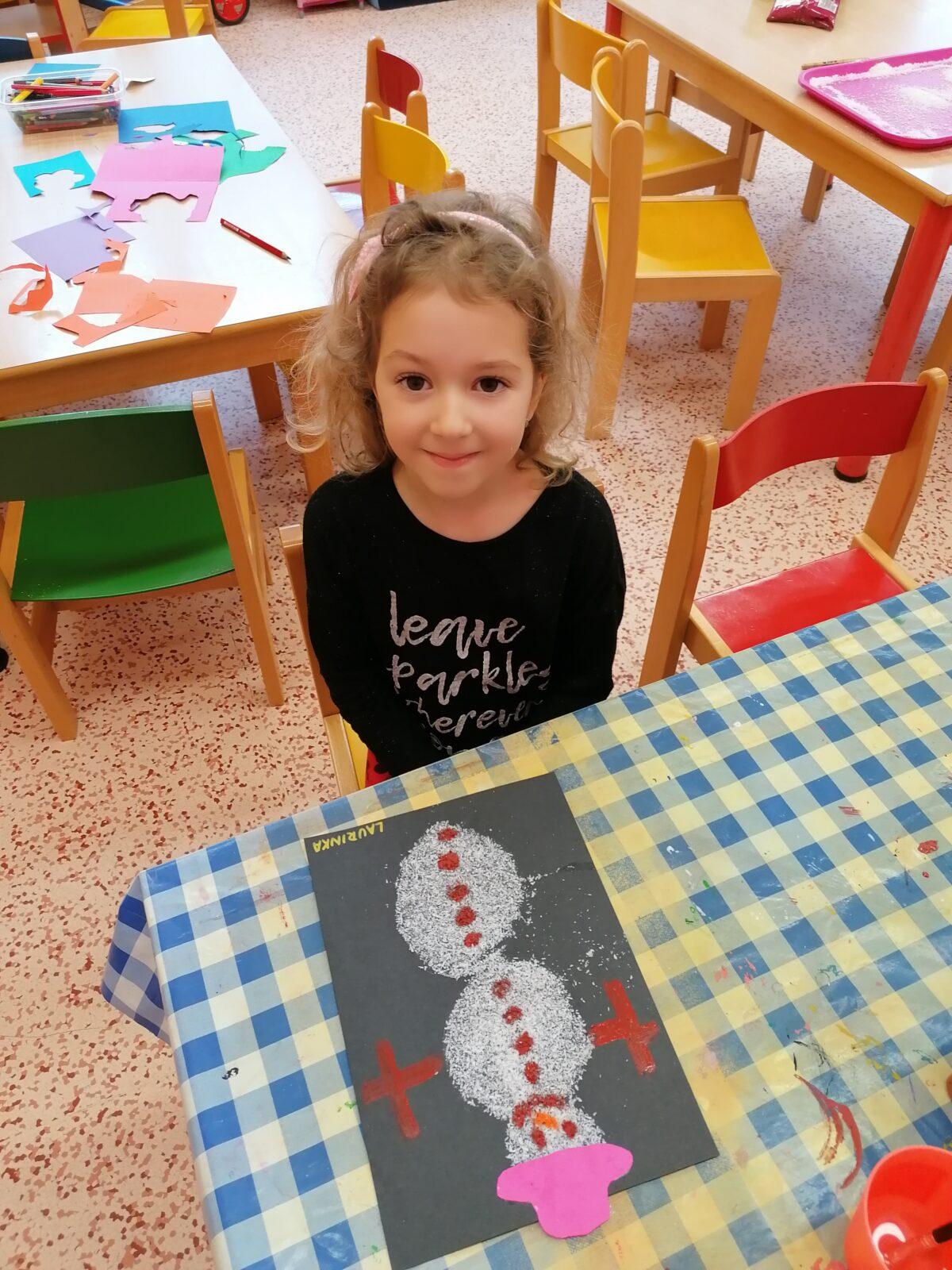 Tvořeníčko, tvoření: "Sněhulák", voňavý sněhulák :-) - 41