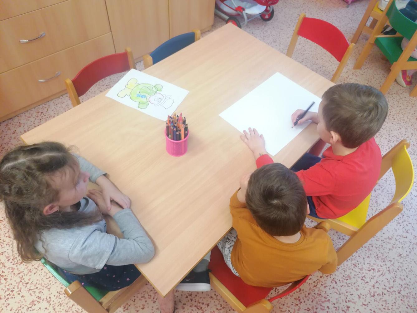 "Zvířátka a ptáčci v zimě" - skupinové práce :-) - 15