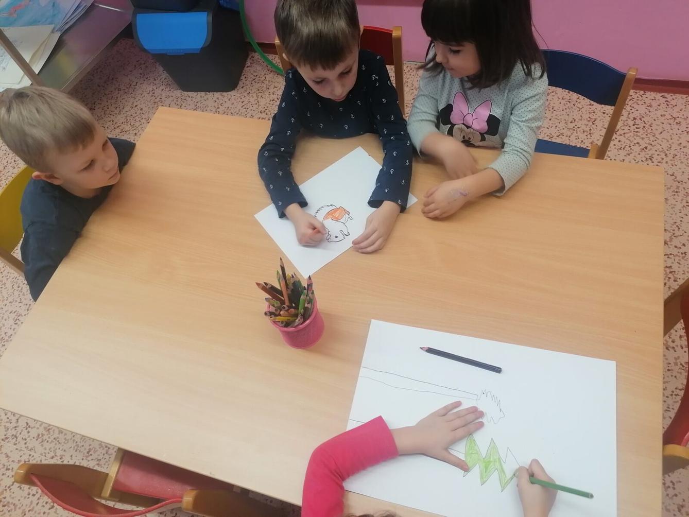 "Zvířátka a ptáčci v zimě" - skupinové práce :-) - 16