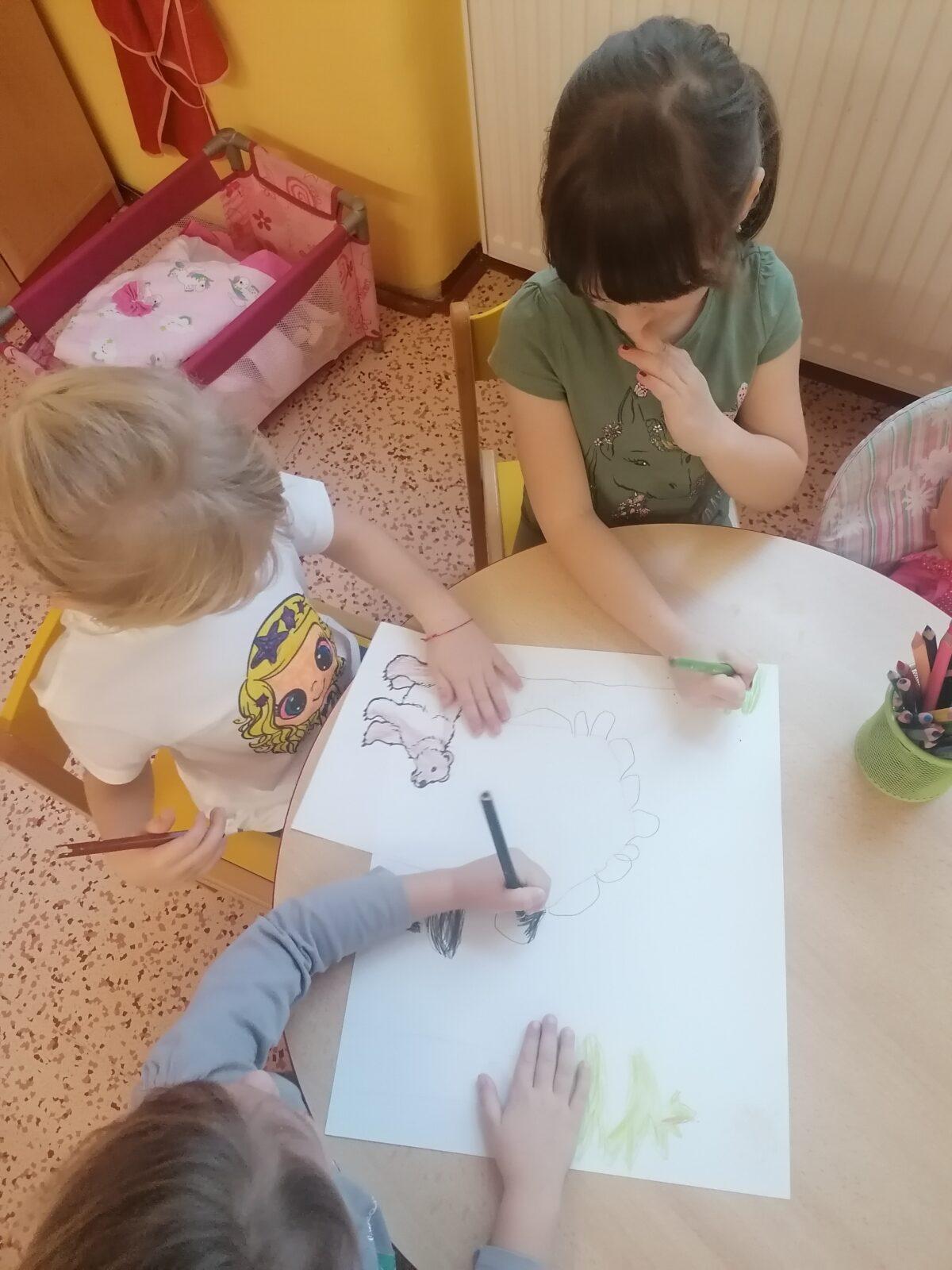 "Zvířátka a ptáčci v zimě" - skupinové práce :-) - 19