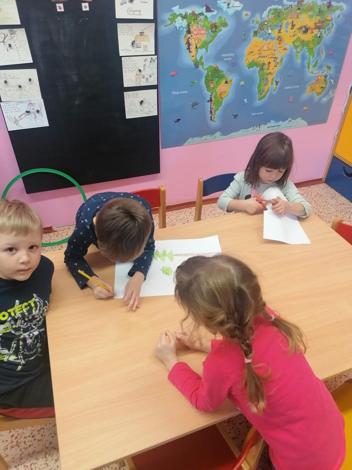 "Zvířátka a ptáčci v zimě" - skupinové práce :-) - 22