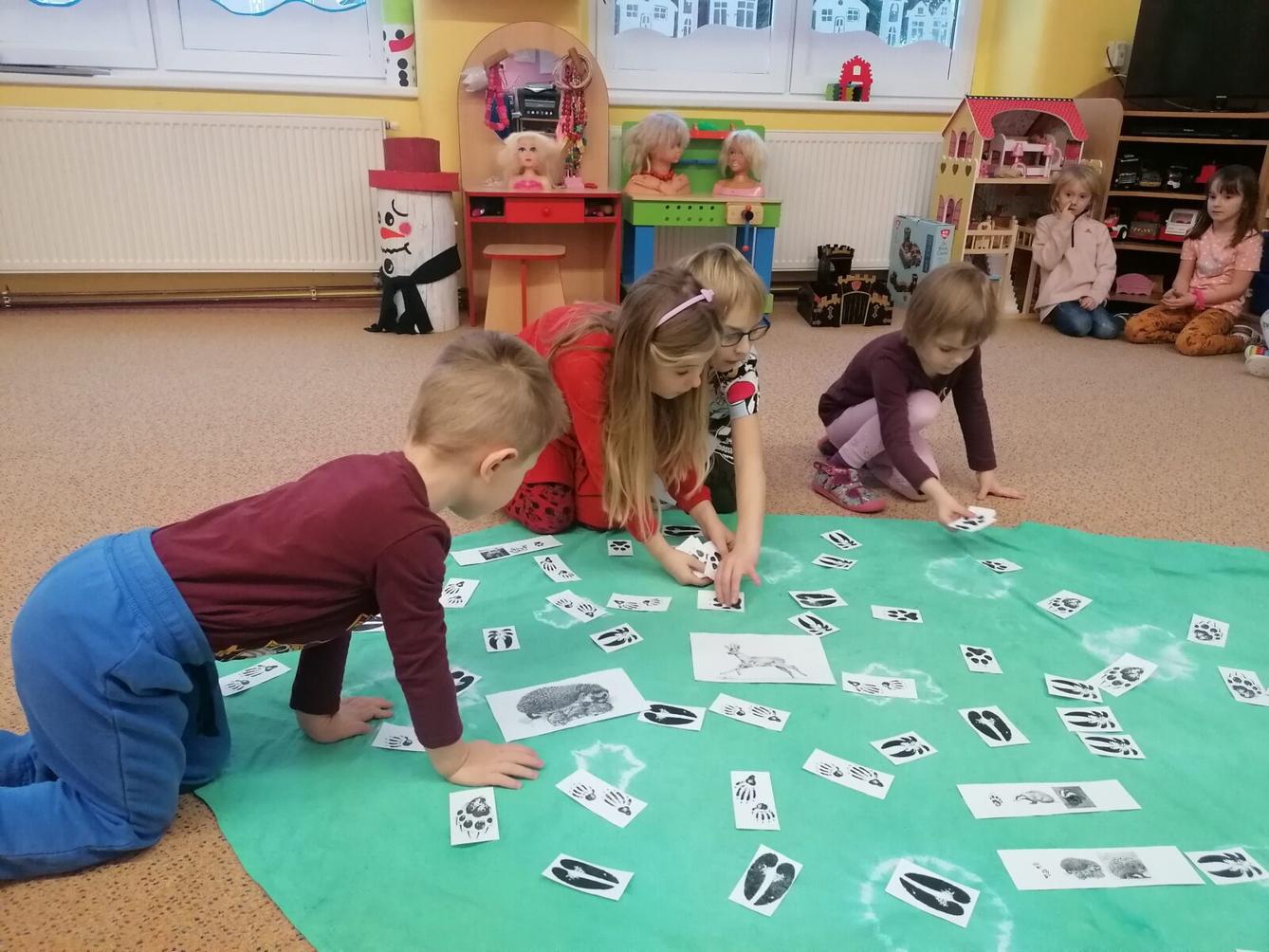 "Zvířátka a ptáčci v zimě" - skupinové práce :-) - 99