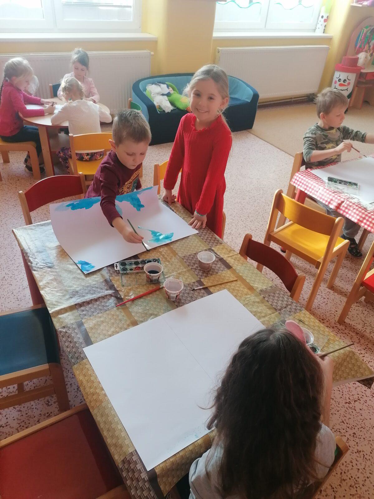 "Zvířátka a ptáčci v zimě" - skupinové práce :-) - 106