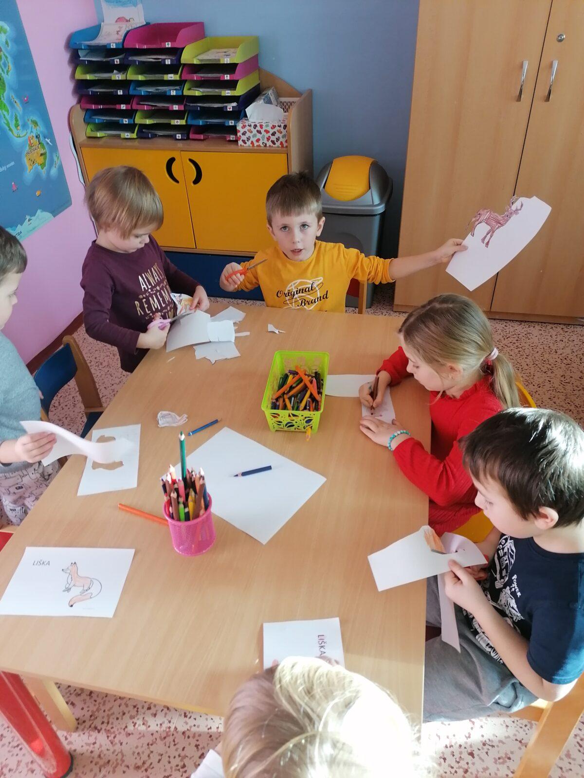 "Zvířátka a ptáčci v zimě" - skupinové práce :-) - 113