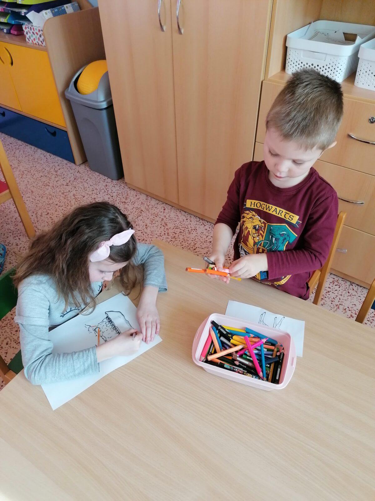 "Zvířátka a ptáčci v zimě" - skupinové práce :-) - 116