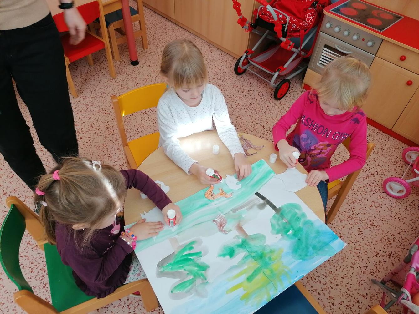 "Zvířátka a ptáčci v zimě" - skupinové práce :-) - 121